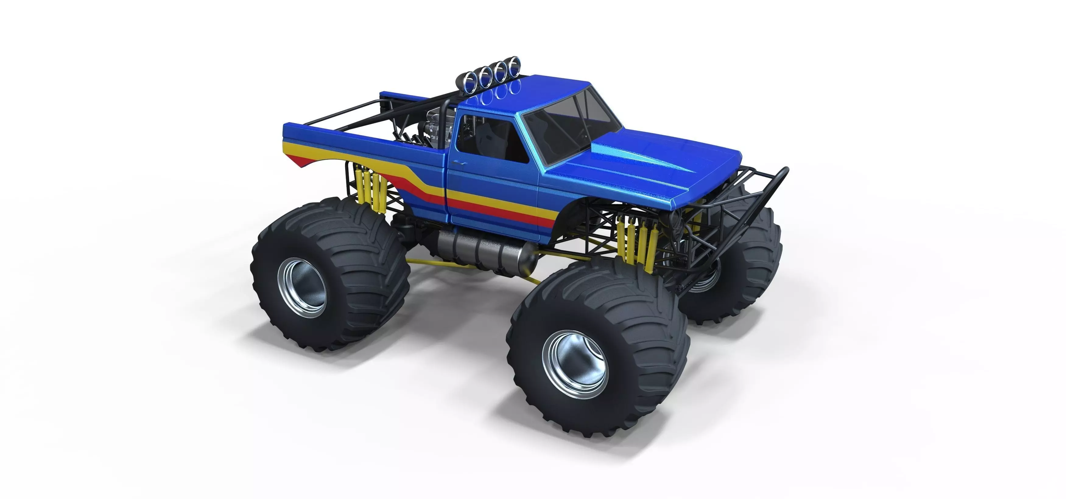 Monster truck 2 3D model