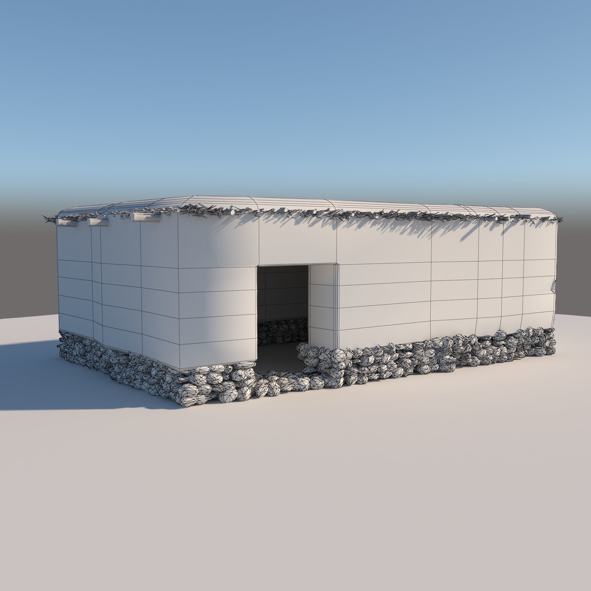 Neolithic structure 2 3D model_1
