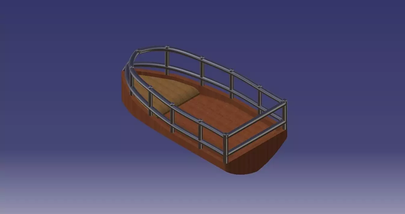 boat ship 3D model_0