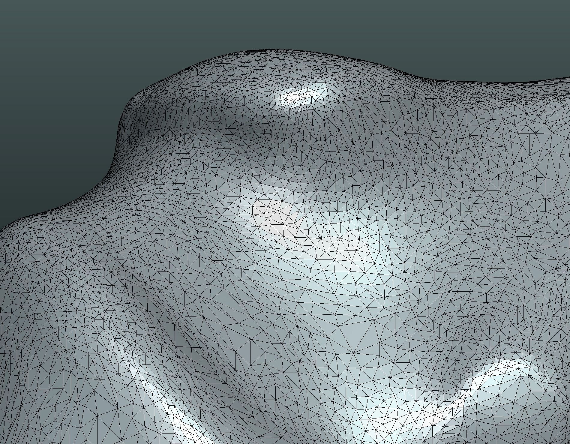 Simple skull relief 3D print model_14