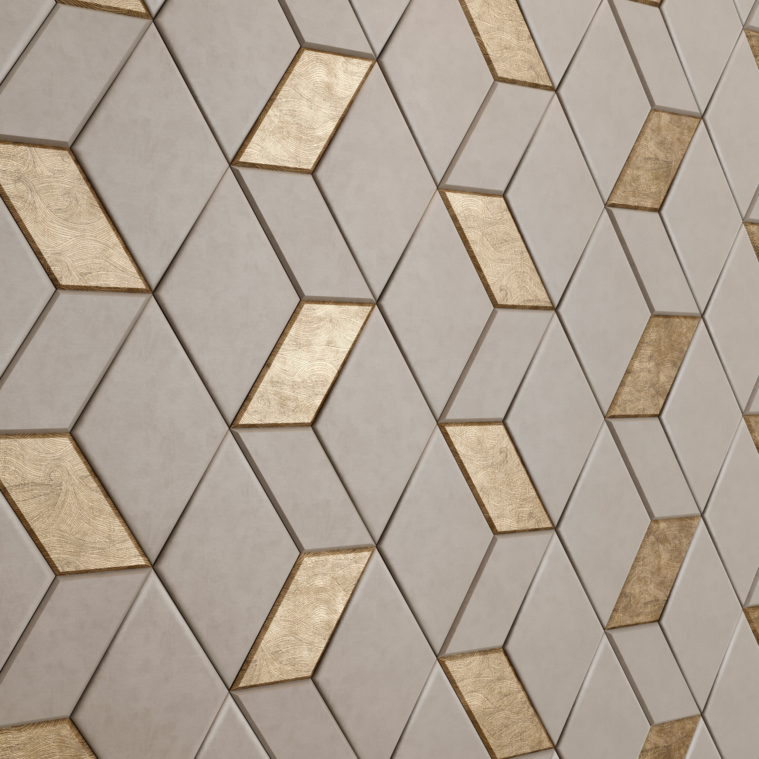 Decor geometric pattern 3D model_1