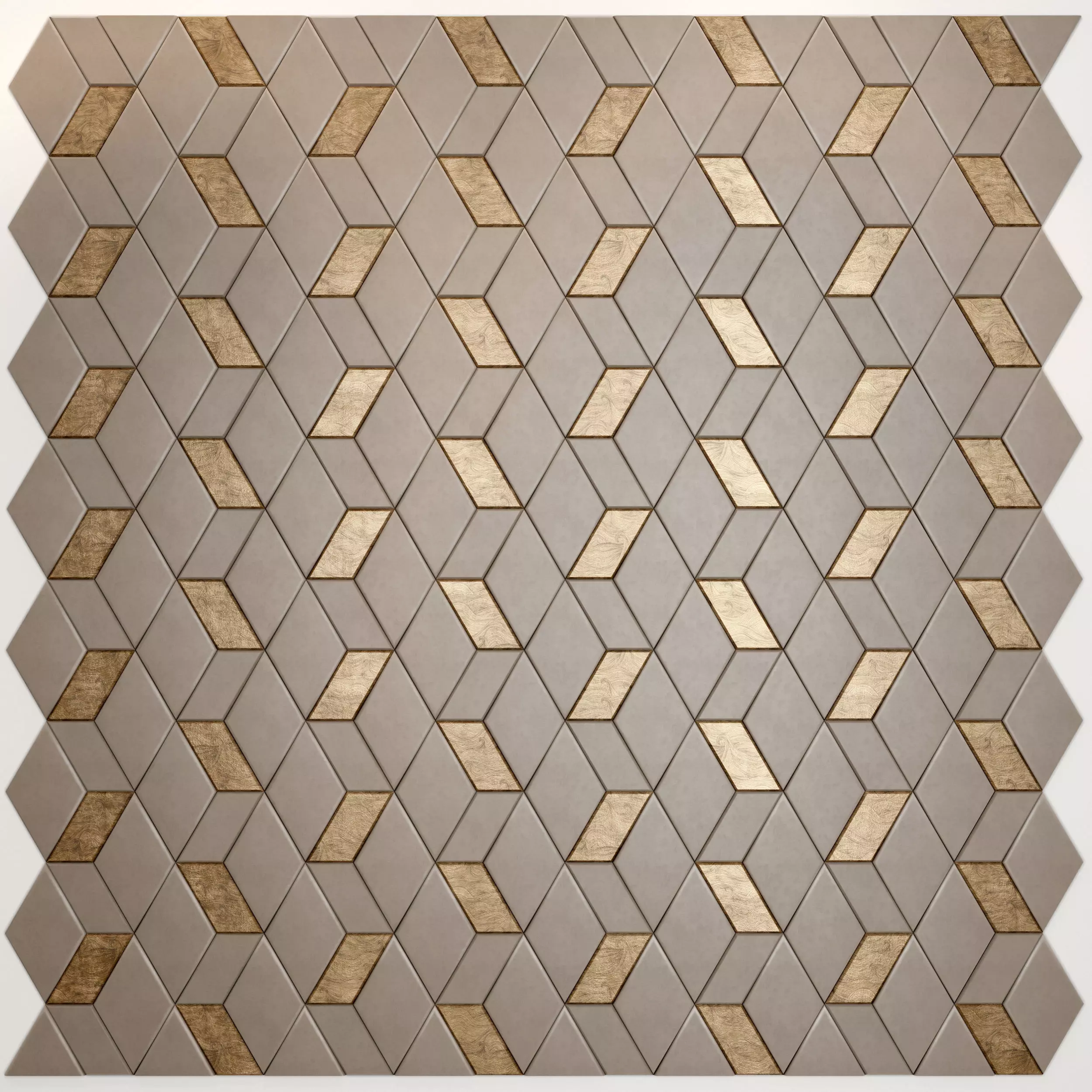 Decor geometric pattern 3D model_0