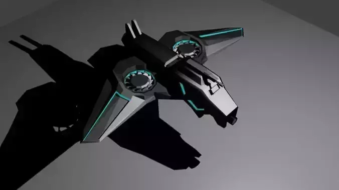 drone futuristic fighter jet