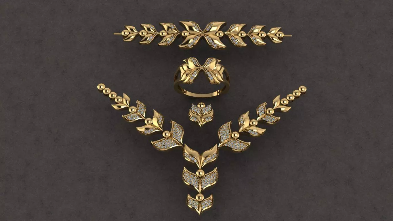 jewelery full set  3D print model_0