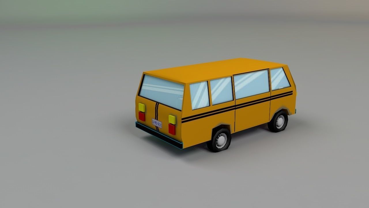 Danfo bus LP 3D model_6