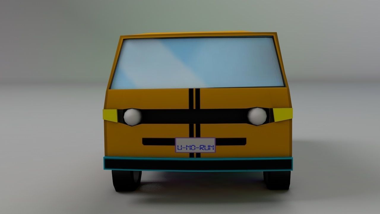Danfo bus LP 3D model_8