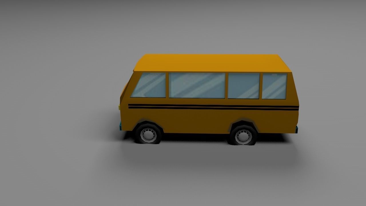 Danfo bus LP 3D model_5