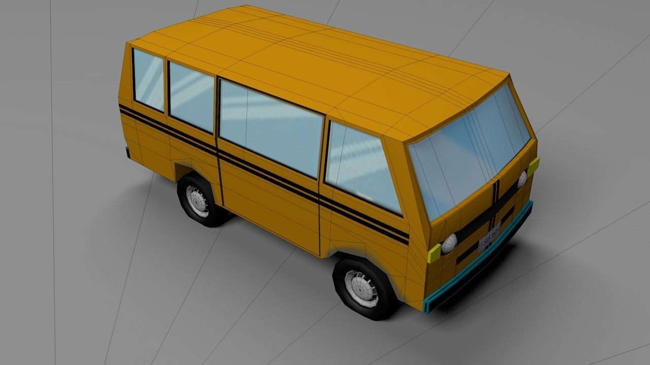 Danfo bus LP 3D model_3