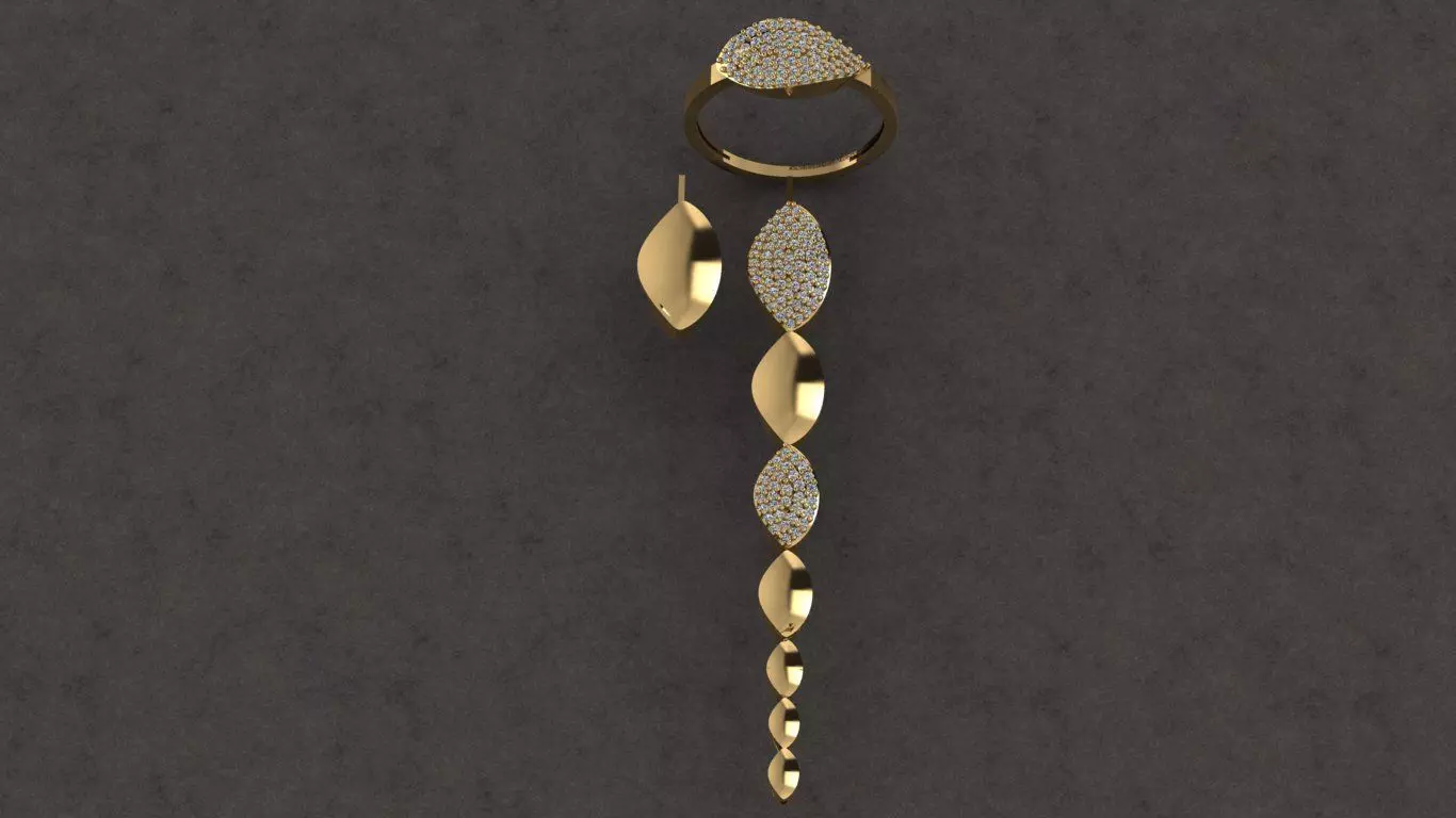 jewelery full set  3D print model_0