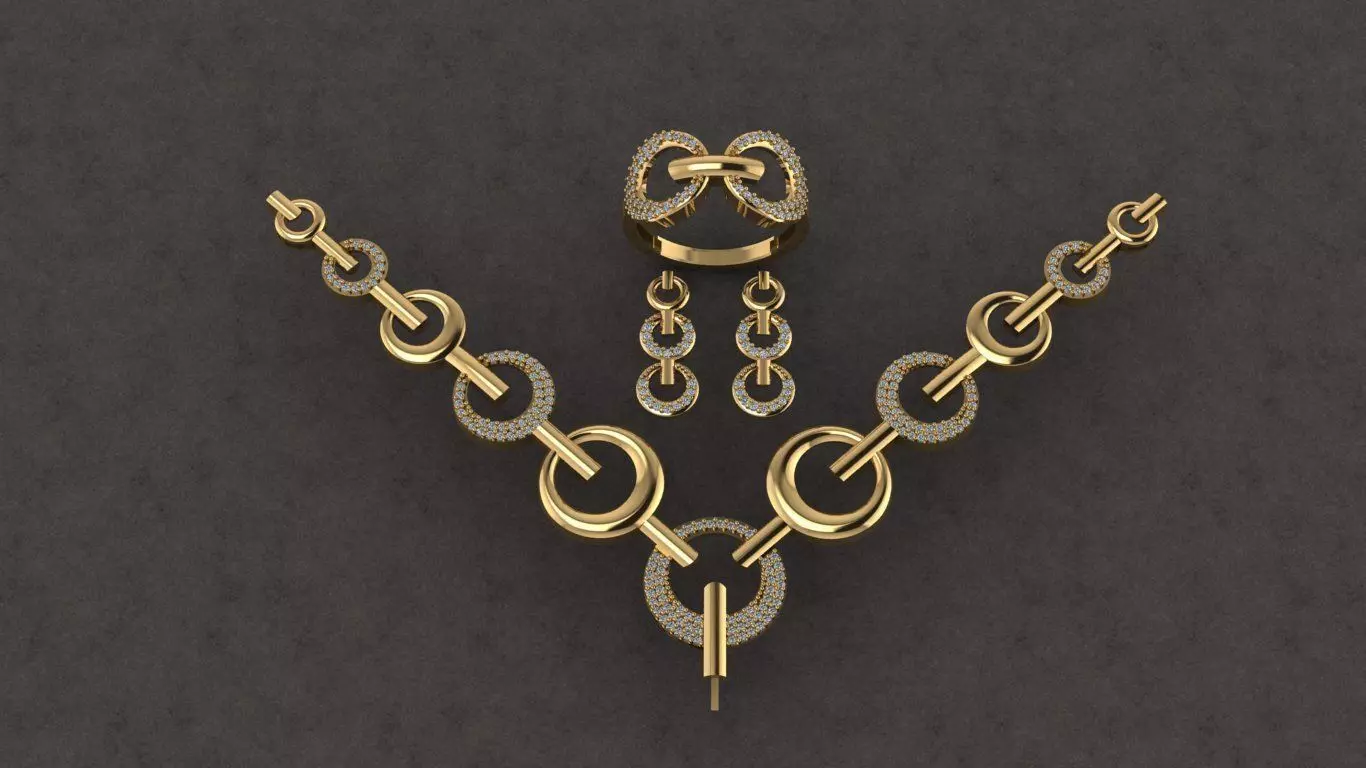 jewelery full set  3D print model_0