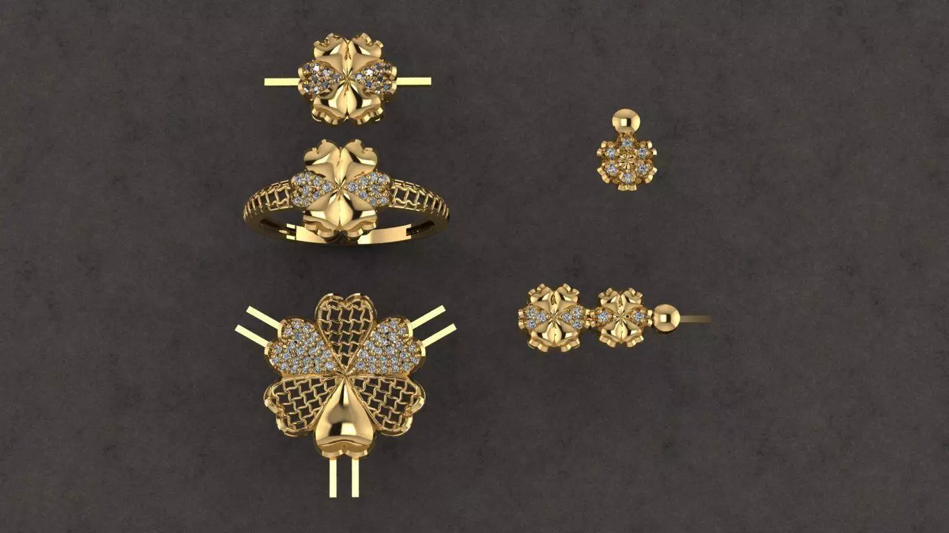 jewelery full set  3D print model_0