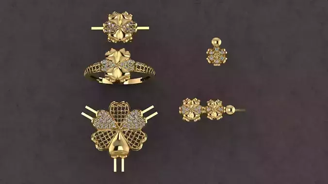 jewelery full set  3D print model