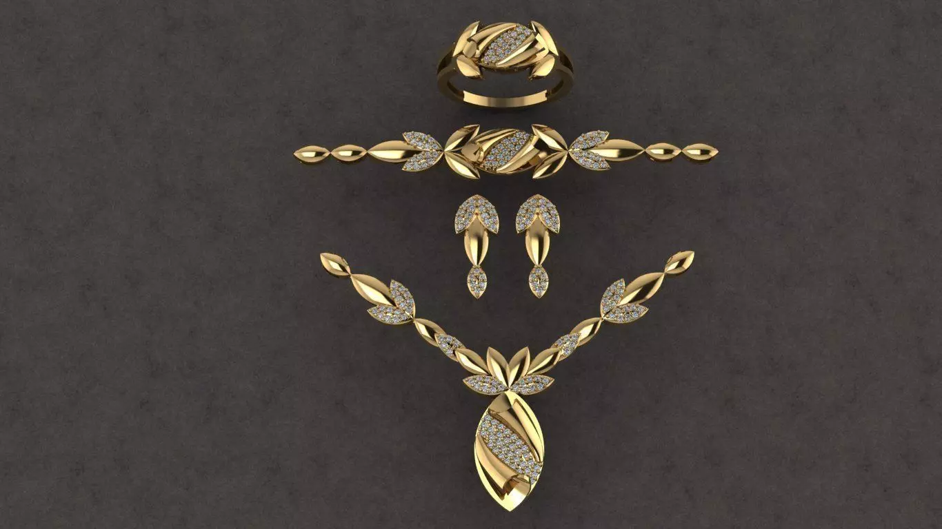 jewelery full set  3D print model_0