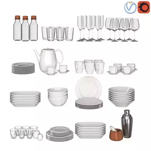 White Dishes