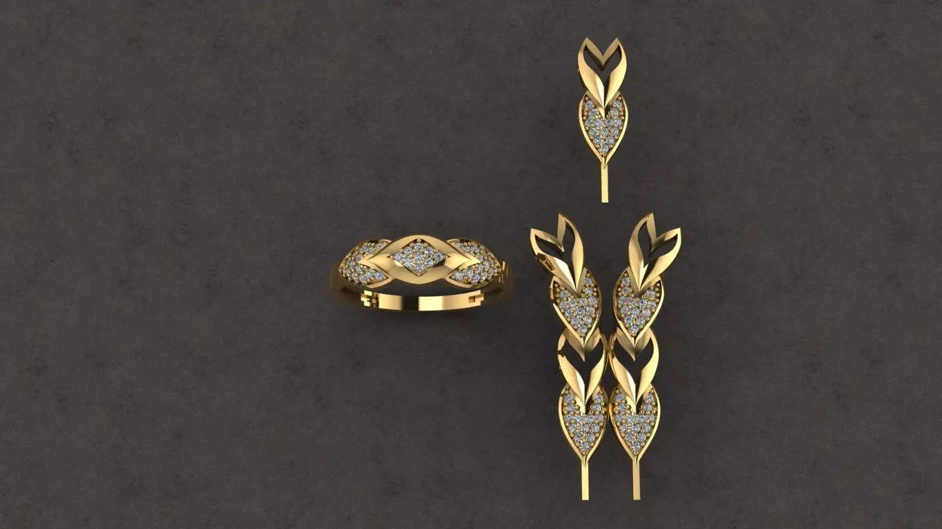 jewelry full set free dowland 3D print model