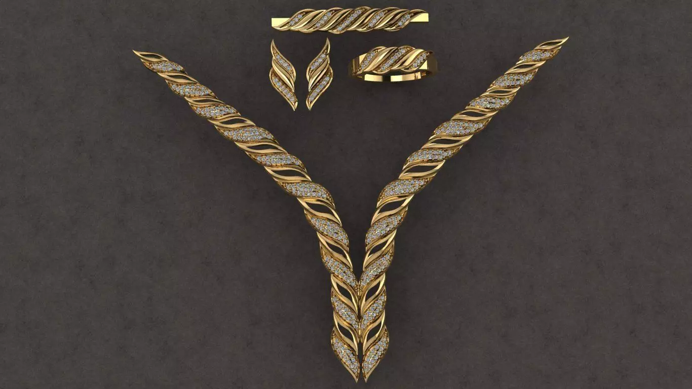 jewelery full set  3D print model_0