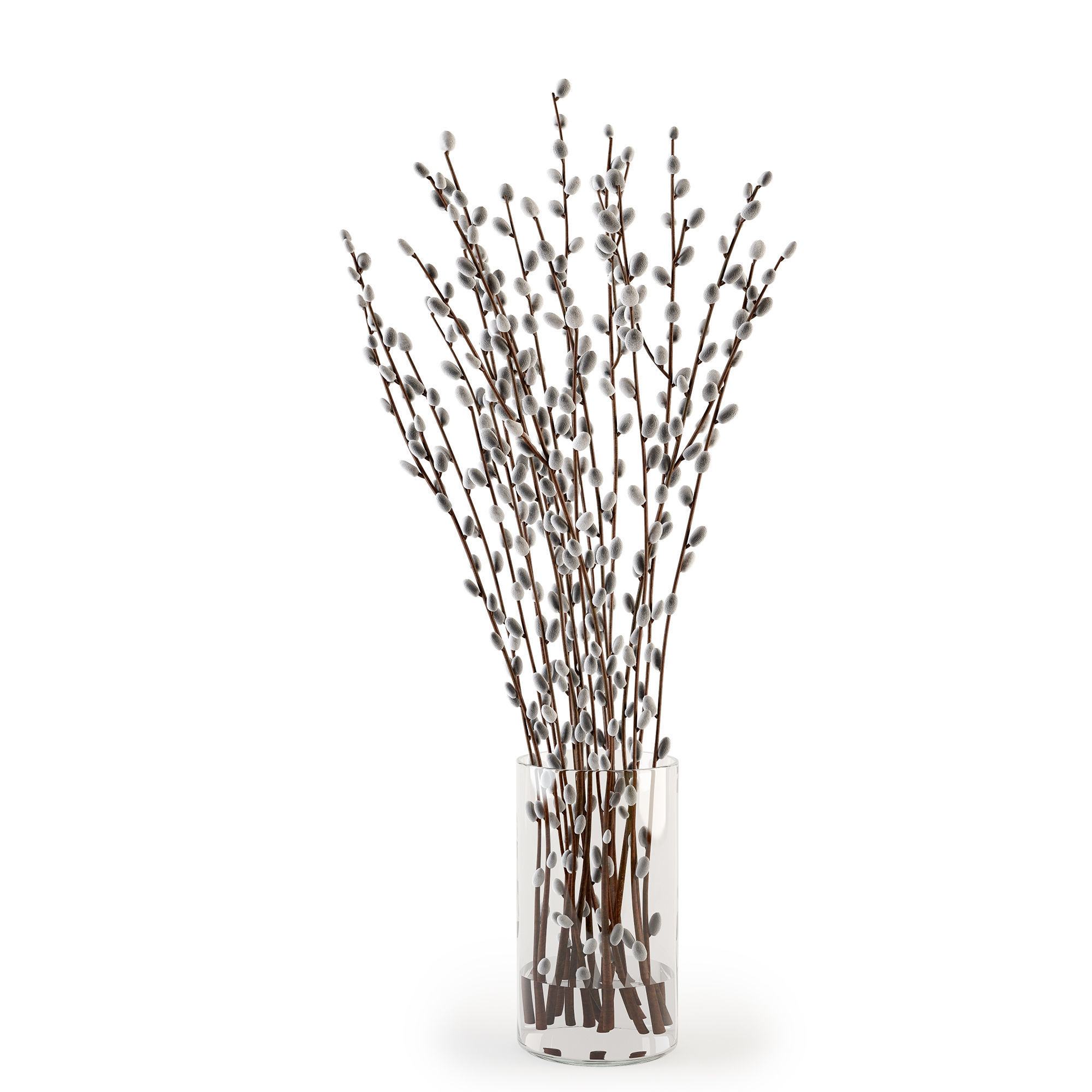 Branches in a vase 006 3D model_10