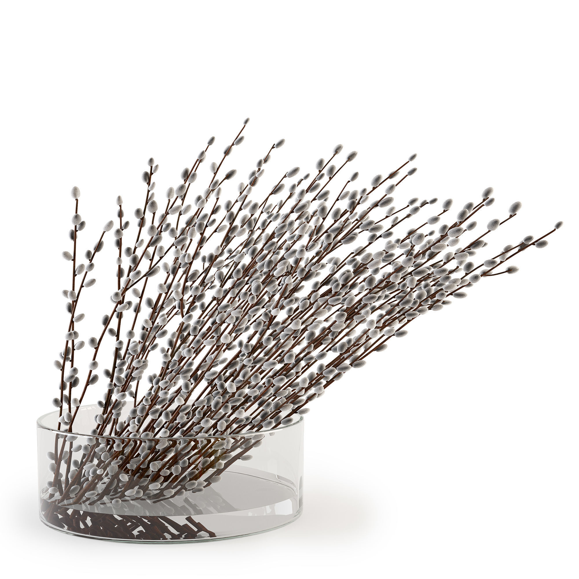 Branches in a vase 006 3D model_6