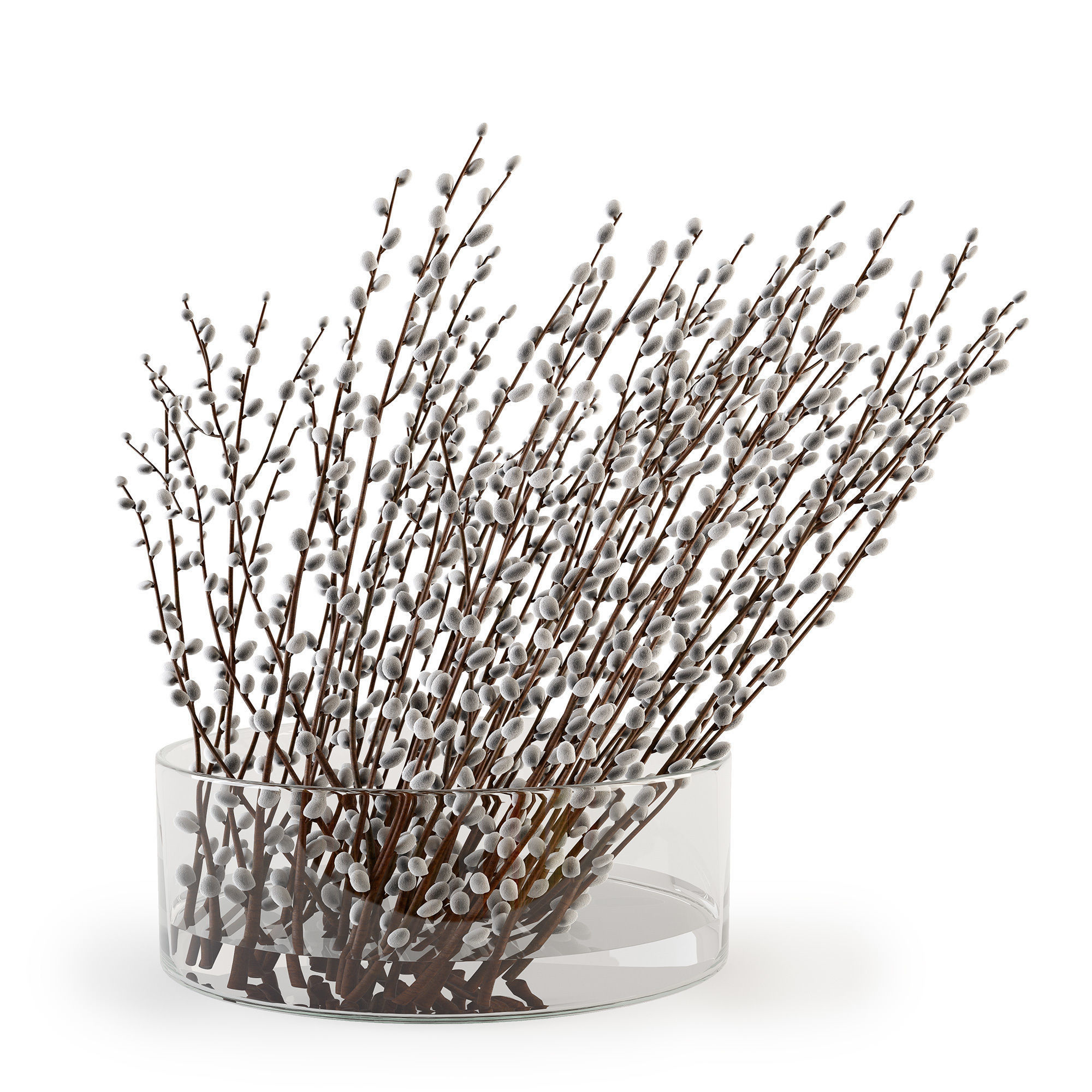 Branches in a vase 006 3D model_8