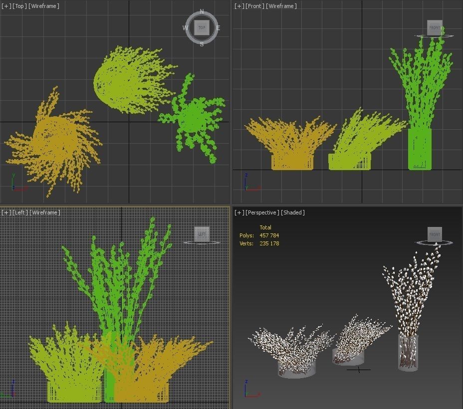 Branches in a vase 006 3D model_16