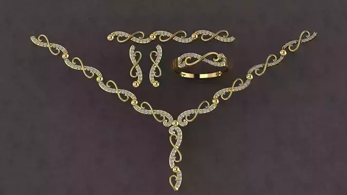 jewelery full set  3D print model