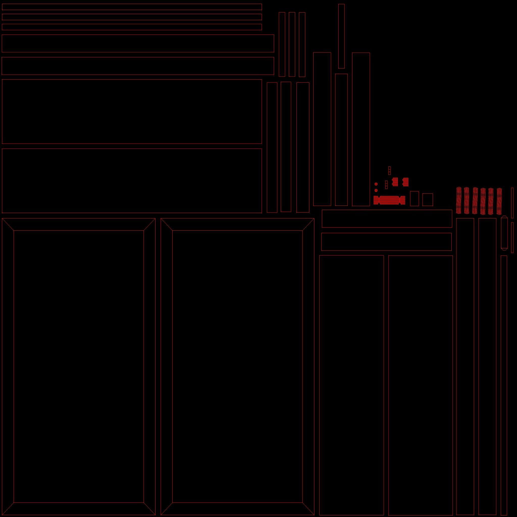 old wooden gate  3D model_6