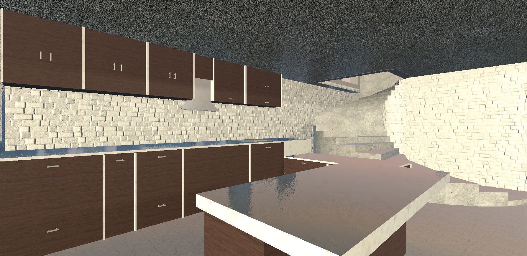 Modern Loft 3D Model Free low-poly 3D model_1