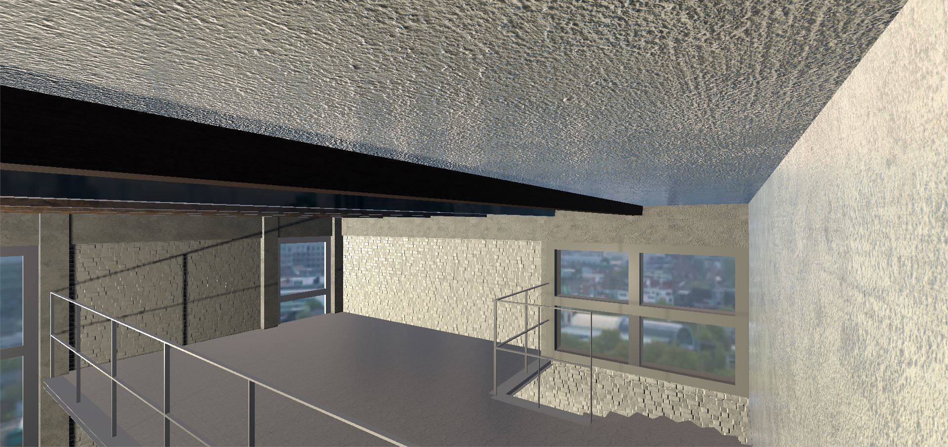 Modern Loft 3D Model Free low-poly 3D model_5