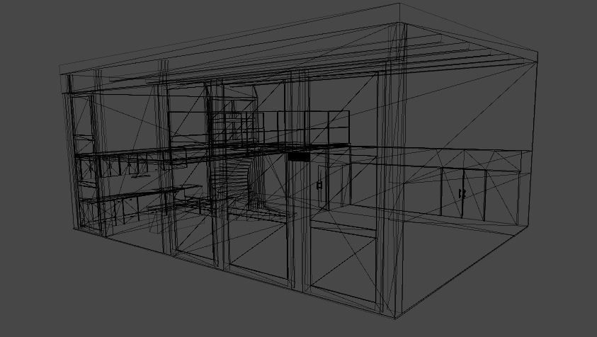 Modern Loft 3D Model Free low-poly 3D model_3