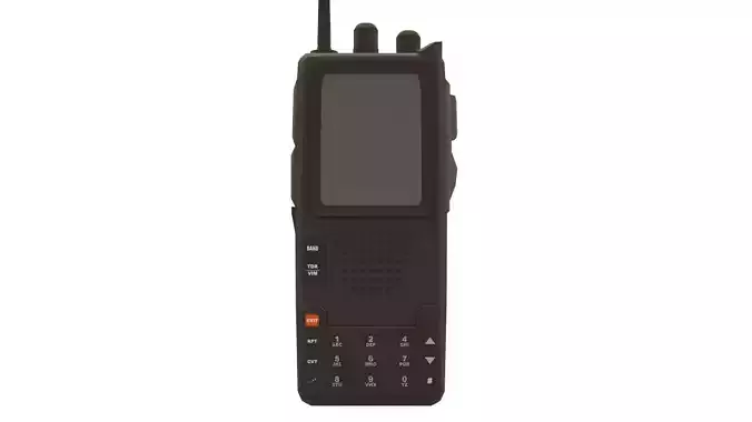 OUTDATED - Walkie Talkie FM Radio Transmitter Low-poly 3D model