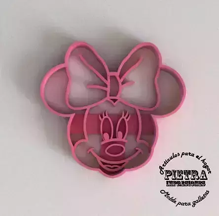 MOLDE CORTANTE PARA GALLETAS FONDANT MINIE MOUSE DISNEY