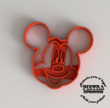 MOLDE CORTANTE PARA GALLETAS FONDANT MICKY MOUSE DISNEY