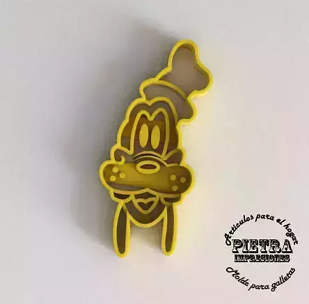 MOLDE CORTANTE PARA GALLETAS FONDANT GOOFY DISNEY 3D print model