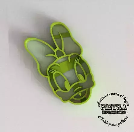 MOLDE CORTANTE PARA GALLETAS FONDANT DAYSI DISNEY 3D print model