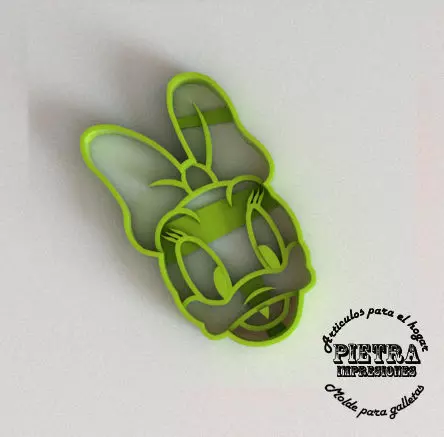 MOLDE CORTANTE PARA GALLETAS FONDANT DAYSI DISNEY 3D print model_0