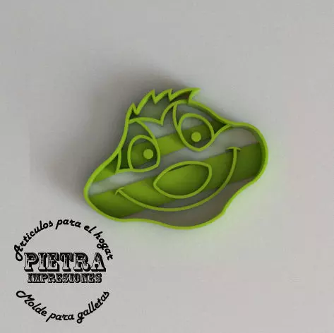 TIMON MOLDE CORTANTE PARA GALLETAS FONDANT EL REY LEON 3D print model_0