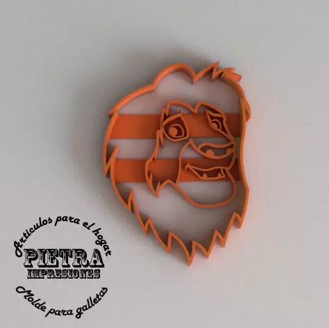 MUFASA MOLDE CORTANTE PARA GALLETAS FONDANT EL REY LEON 3D print model