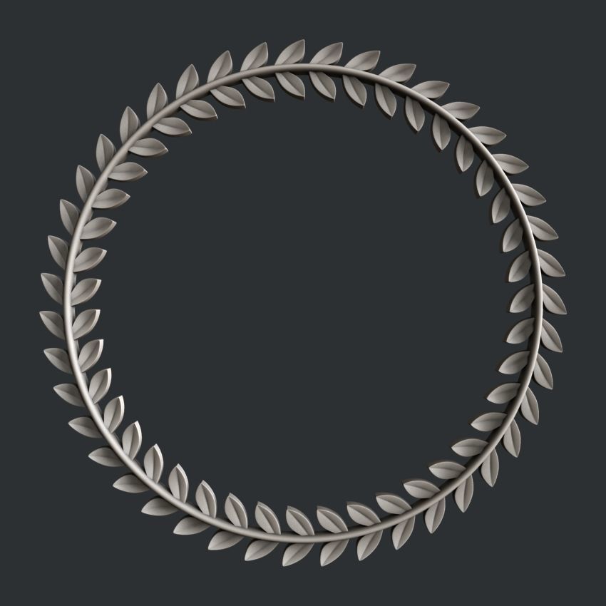 3d STL models for CNC router foliage 3D model_4