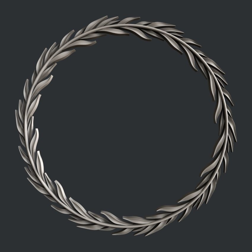 3d STL models for CNC router foliage 3D model_1