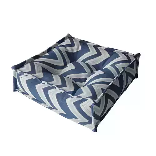 Futon outdoor chevron cushion