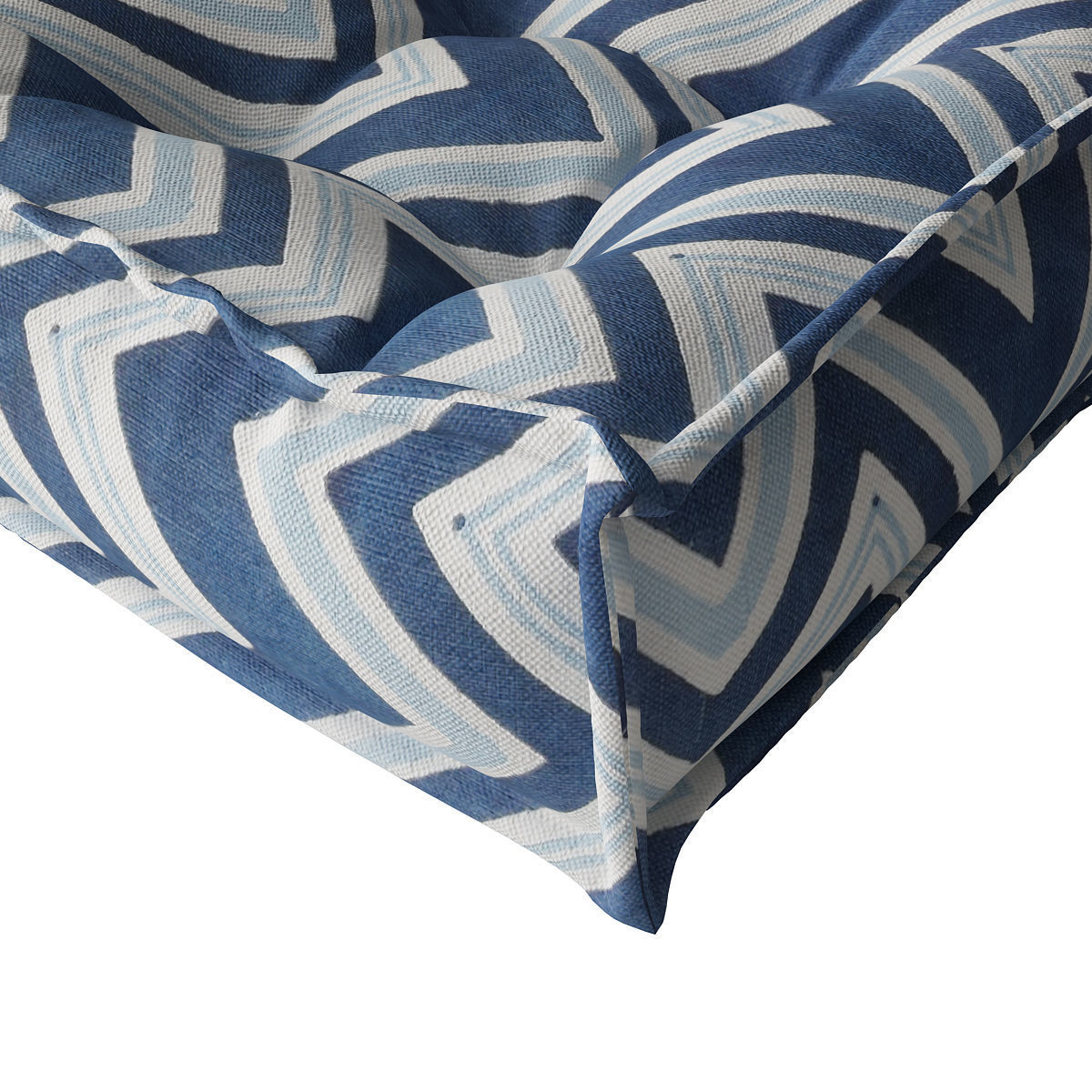 Futon outdoor chevron cushion 3D model_4