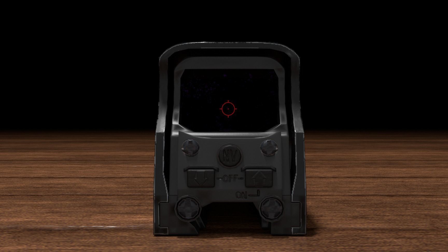 Semi-Automatic Sniper Package Low-poly 3D model_26