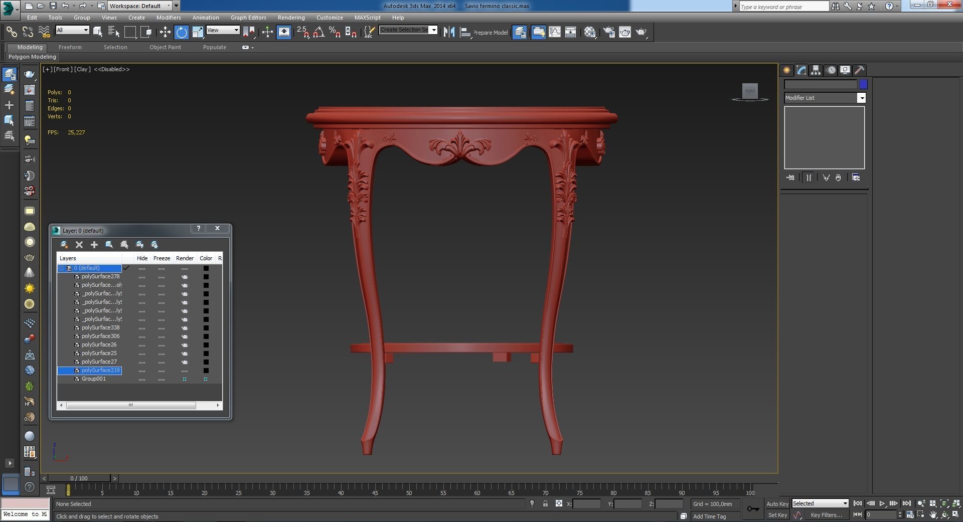 This is a realistic model of the Savio fermino classic 3D model_26