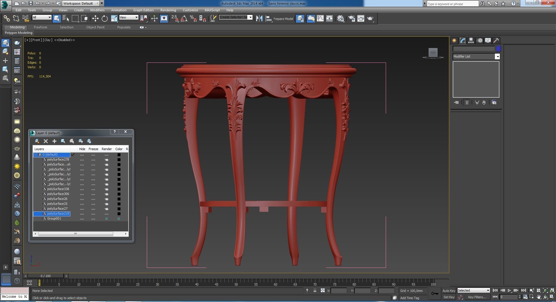 This is a realistic model of the Savio fermino classic 3D model_14