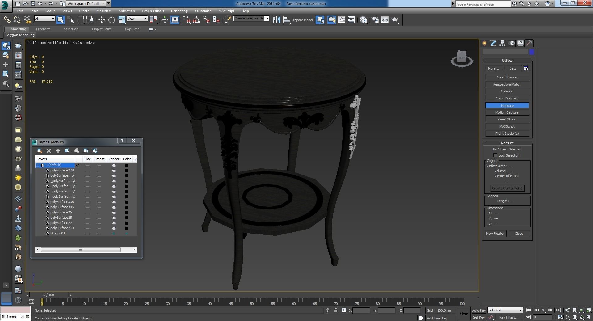 This is a realistic model of the Savio fermino classic 3D model_5