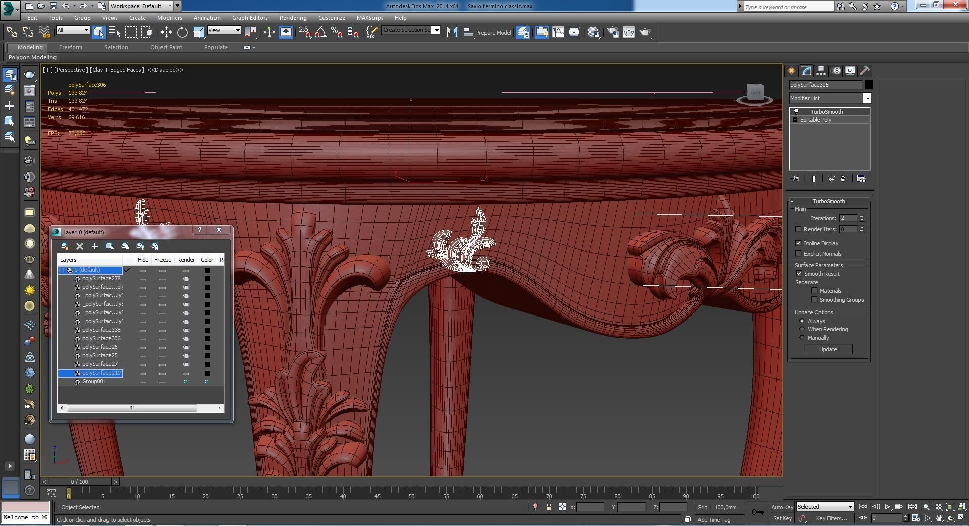 This is a realistic model of the Savio fermino classic 3D model_21