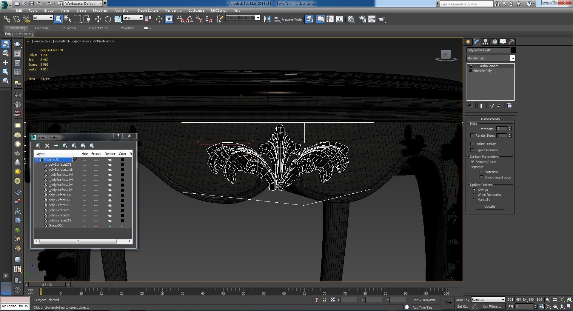 This is a realistic model of the Savio fermino classic 3D model_12