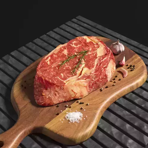 Rib Eye Beef Steak 3D model