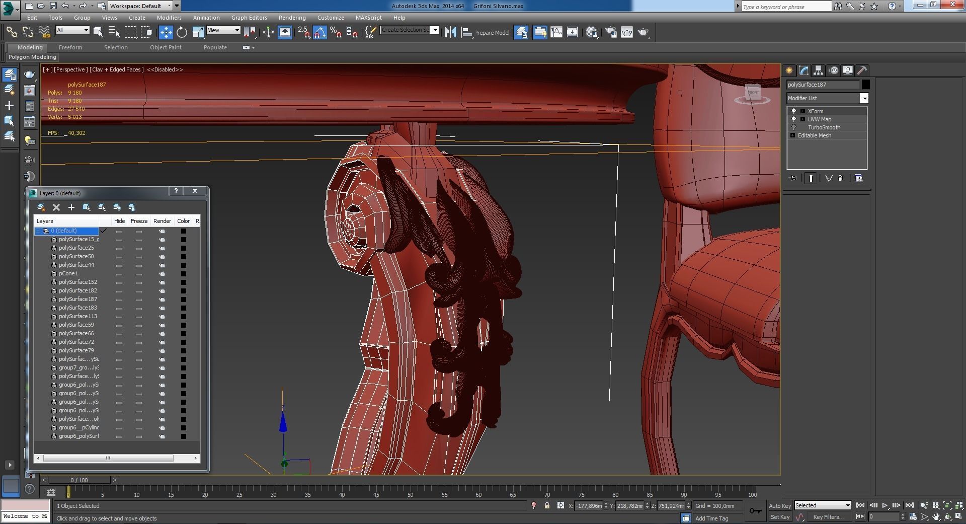 This is a realistic model of the Grifoni Silvano 3D model_25