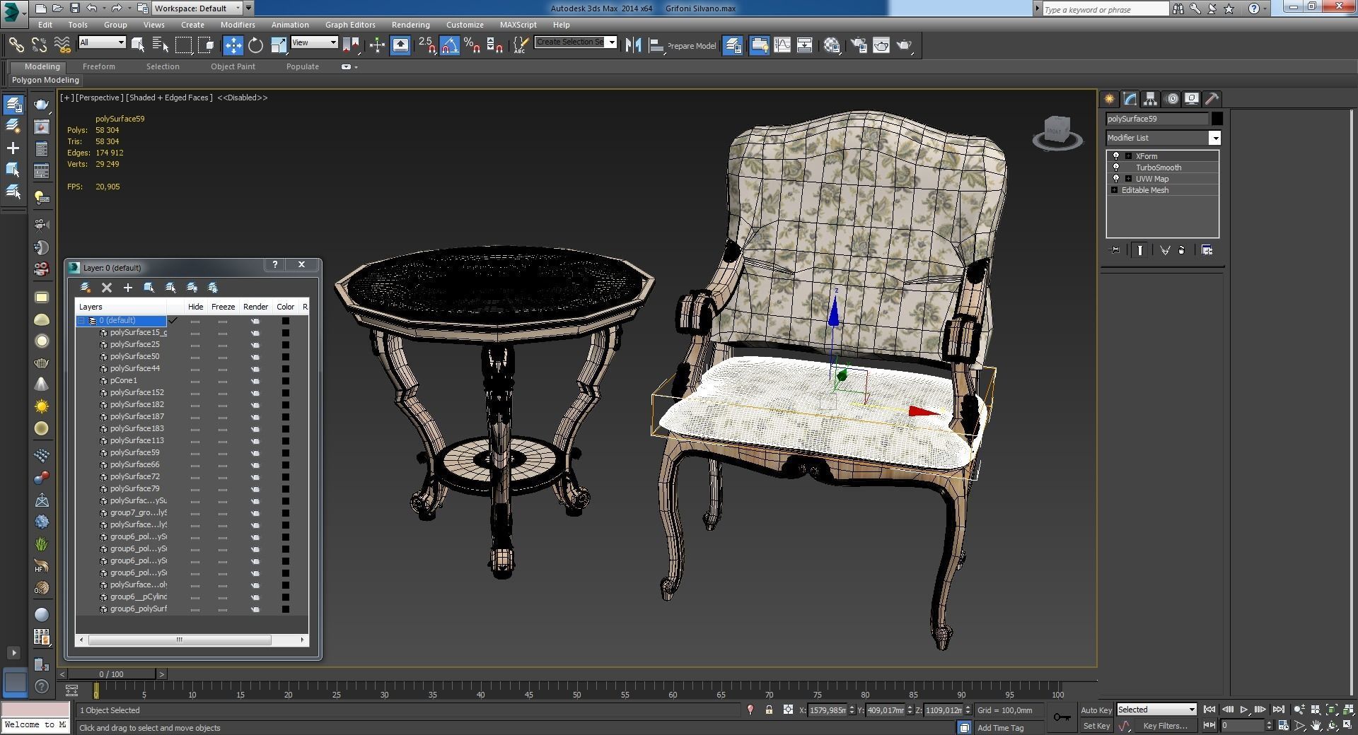 This is a realistic model of the Grifoni Silvano 3D model_10